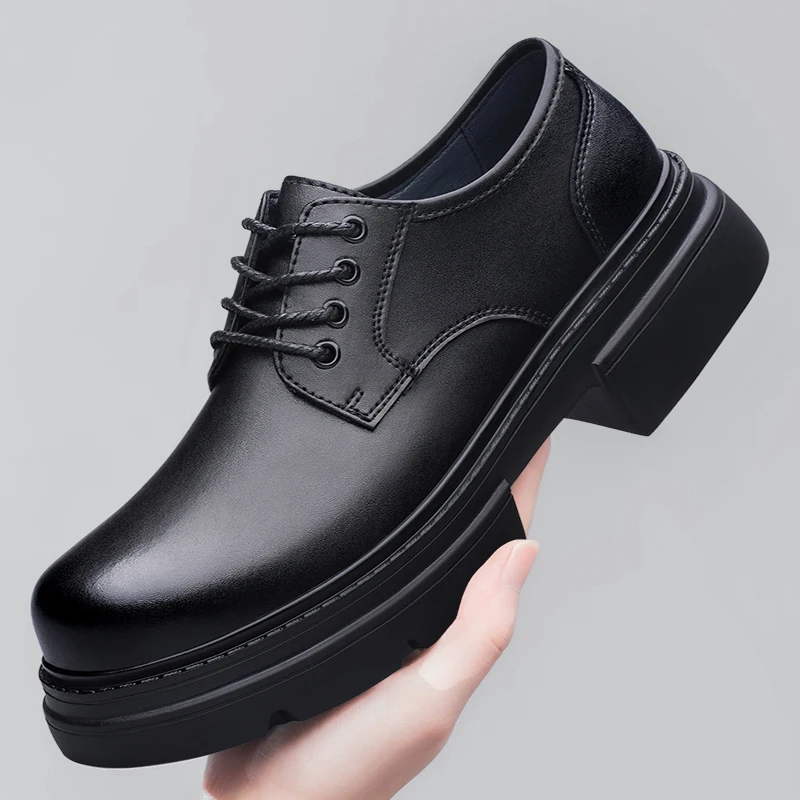 

Genuine Leather Mens Oxford Shoes Fashion Casual Shoes New Arrival Formal Dress Footwear Elegantes Male Business Shoes Sneakers