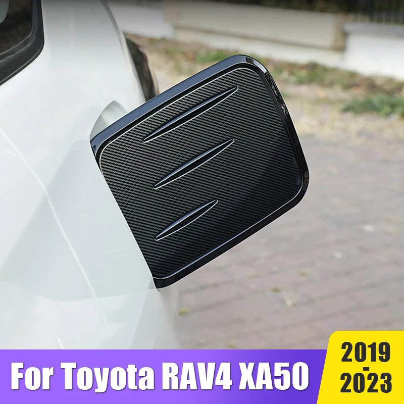 

For Toyota RAV4 XA50 2019 2020 2021 2022 2023 2024 Car Fuel Filler Tank Cover Oil Cap Cover Decoration Stickers ABS Accessories