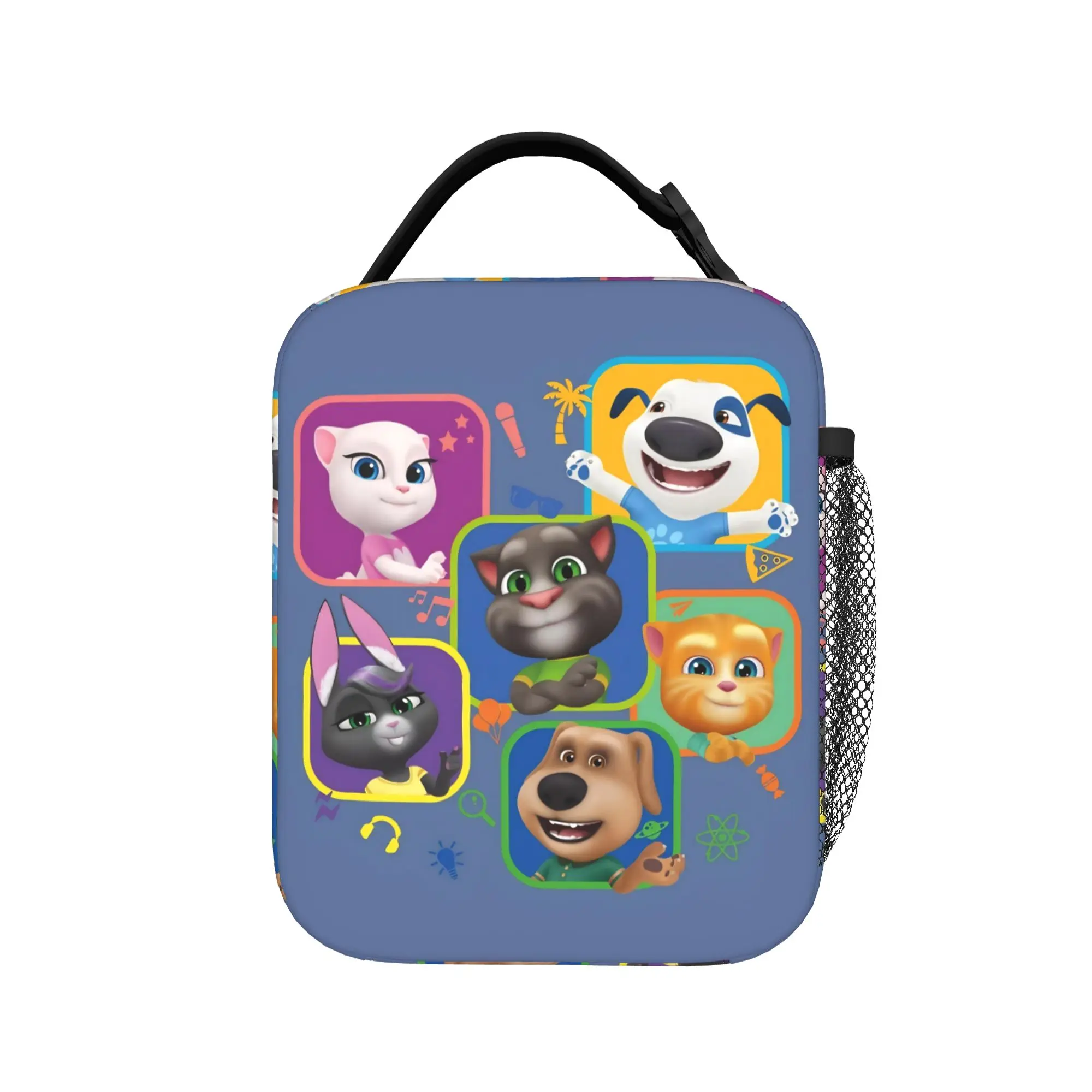 T-Talking T-Tom And F-Friends Accessories Insulated Lunch Bag For Travel  Food Storage Bag Reusable Thermal Cooler Lunch Box