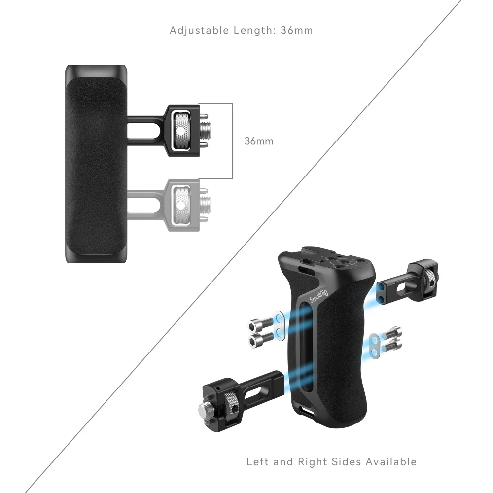 SmallRig ARRI Locating Side Handle 4016 Anti-freeze Anti-slip Side Handle Built-in magnetic Allen Wrench