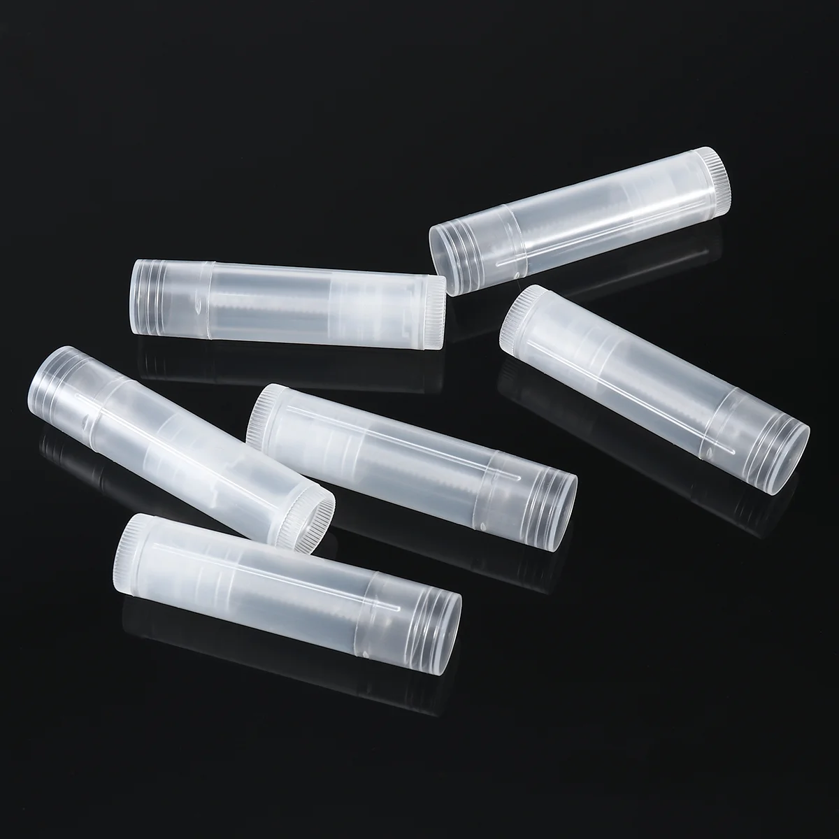 ROSENICE 25pcs New Tubes with Caps Lip Container Tubes tube with caps Lipstick Tube