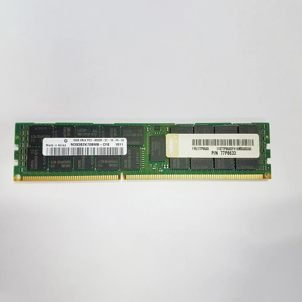 1PCS For IBM RAM P720 P740 P750 P710 P730 77P8633 4528 16GB 1066 DDR3 Server Memory