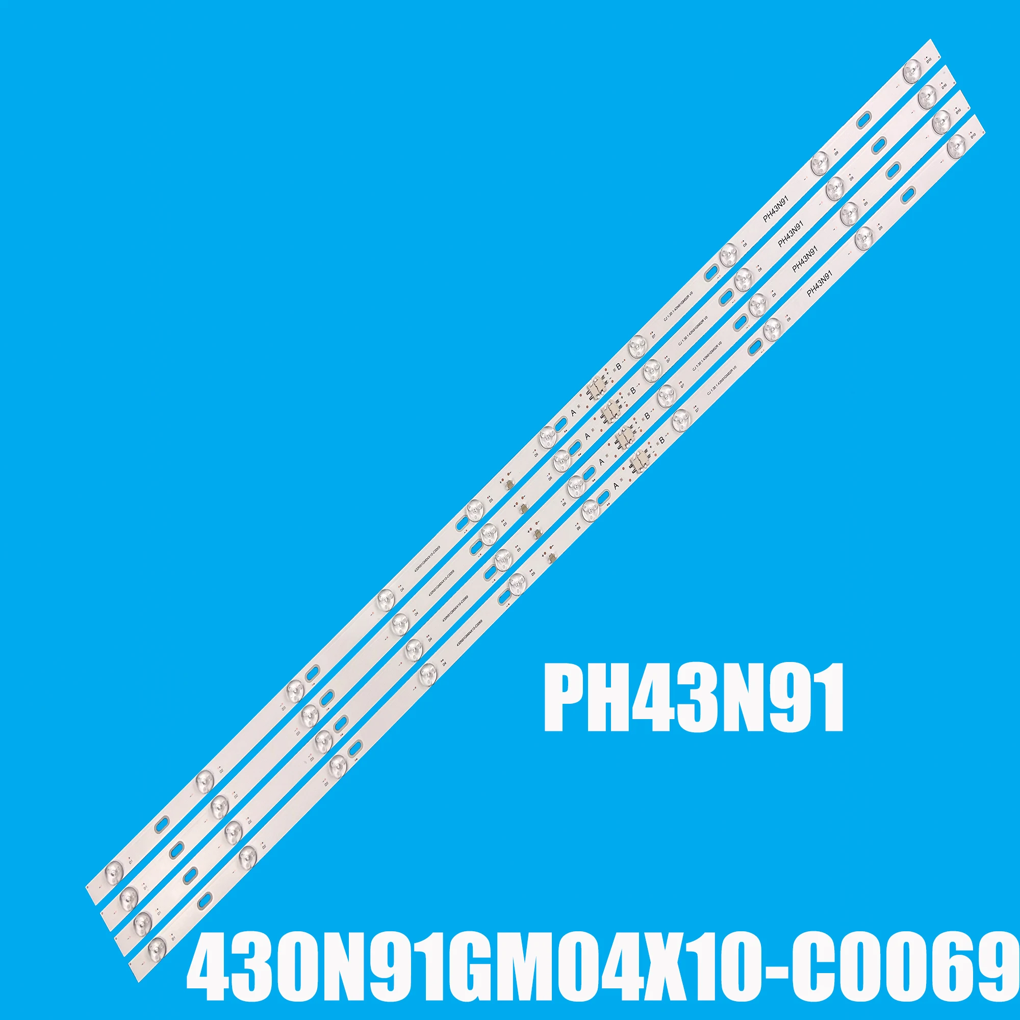 1/5/10 set LED Backlight strip for Philco PH43N91 PH43N91DSGWA PH43N91DSGW 430N91GM04X10-C0069 1.30.1.43N91GM02R V0