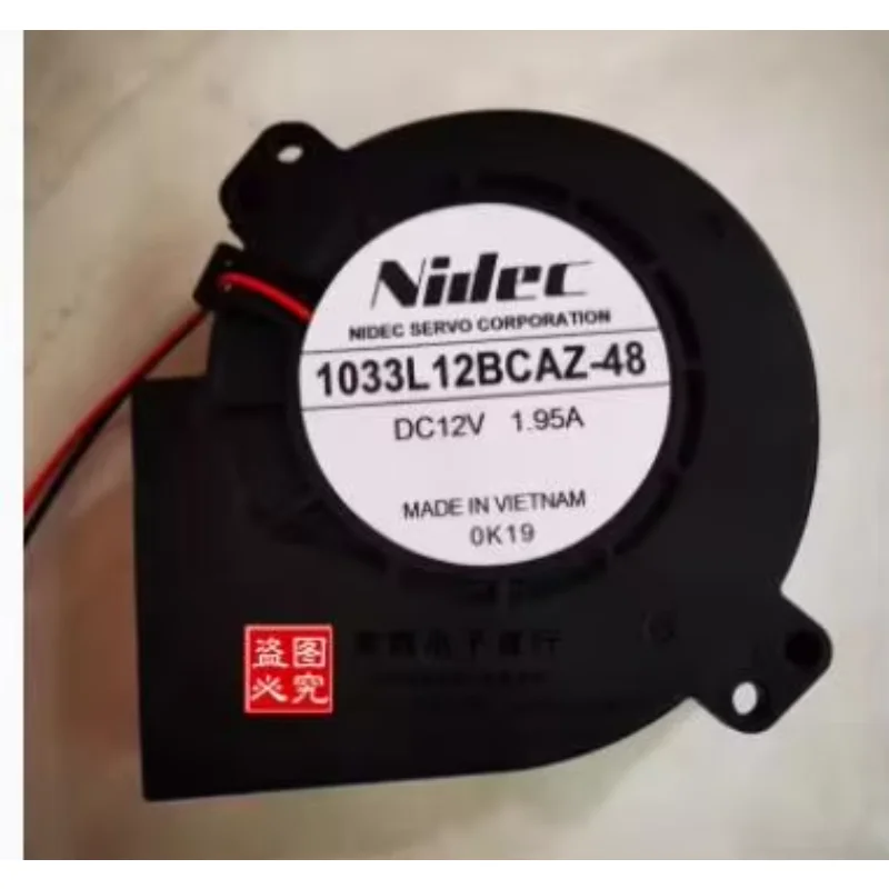 

Nidec E1033L12BCAZ-48 DC 12V 1.95A 97x97x33mm 2-Wire Server Cooling Fan