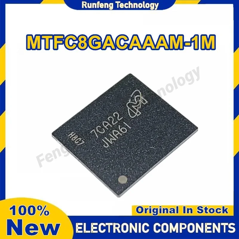 

MTFC8GACAAAM MTFC8GACAAAM-1M WT JWA61 Package BGA153 memory IC New original