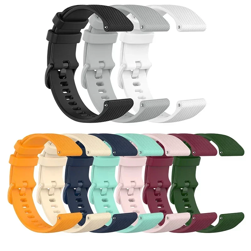 20mm/22mm Silicone Band For Samsung Galaxy Watch 7/6/5/pro/4/Classic/active 2 47-44mm sport bracelet huawei gt 18mm watch strap