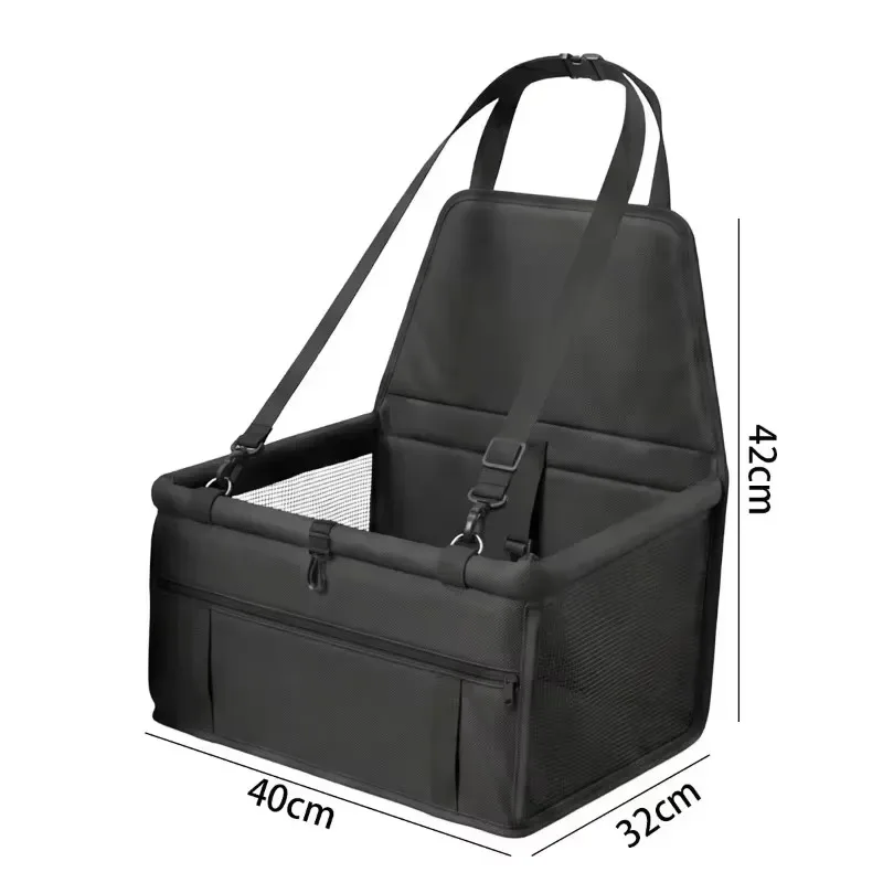 Waterproof and anti-slip pet transportation bag for cars, breathable dog travel seat cover, suitable for car seats