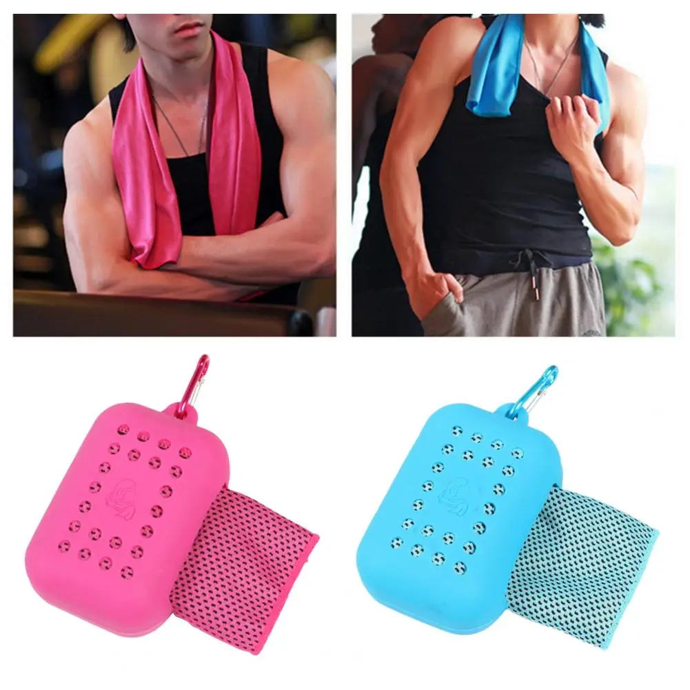 Yoga Towels Foldable Quick Dry Convenient Sports Feeling Cool Ice Towel Running Yoga Gym Camping Cooling Scarf