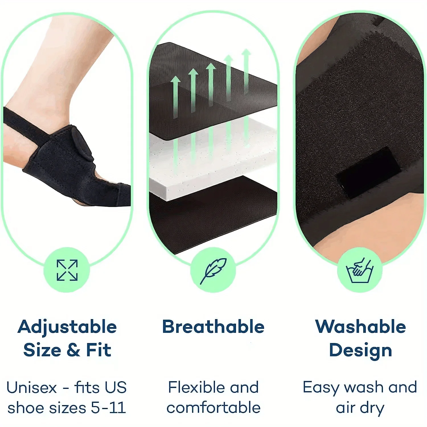 زوج واحد من أجهزة تصحيح أصابع القدم الكبيرة للنساء والرجال الذين يعانون من مرض الحوض التهاب