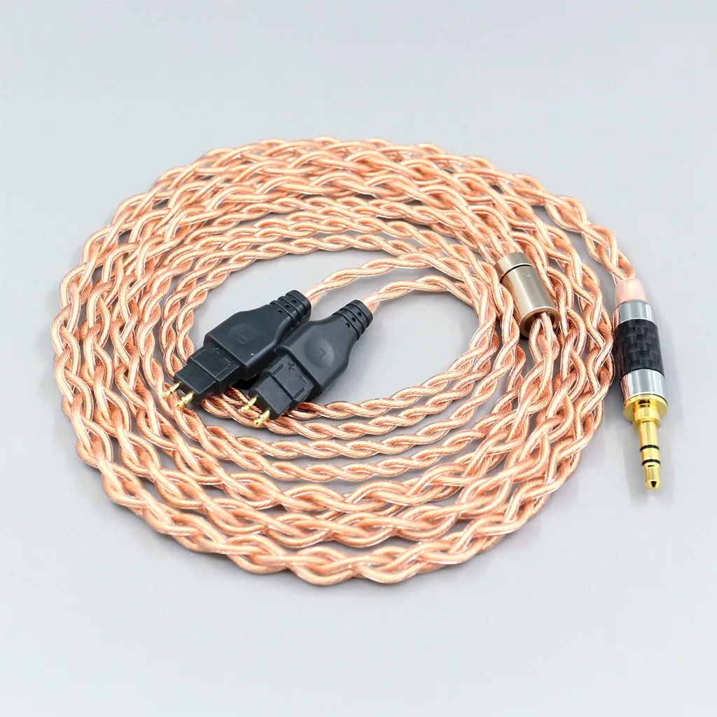 4 Core 1.7mm Litz HiFi-OFC Earphone Braided Cable For Sennheiser HD580 HD600 HD650 HDxxx HD660S HD58x HD6xx LN008073