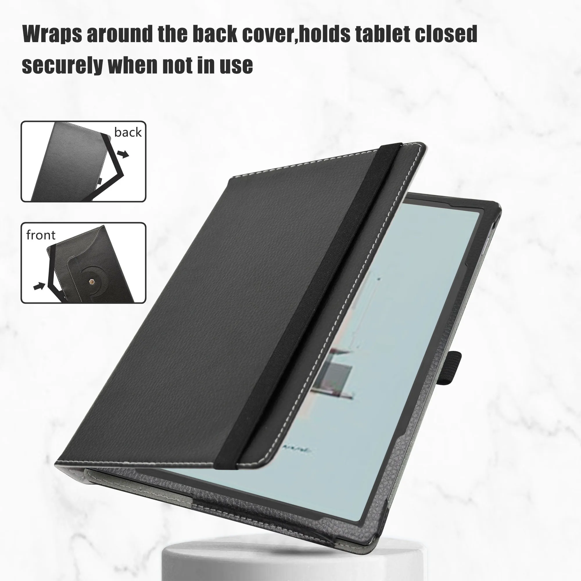 360 Degree Rotary Rotating PU Leather Cover For 10.3" BOOX Tab Ultra C Pro / BOOX Tab Ultra ePaper Tablet - Image 3