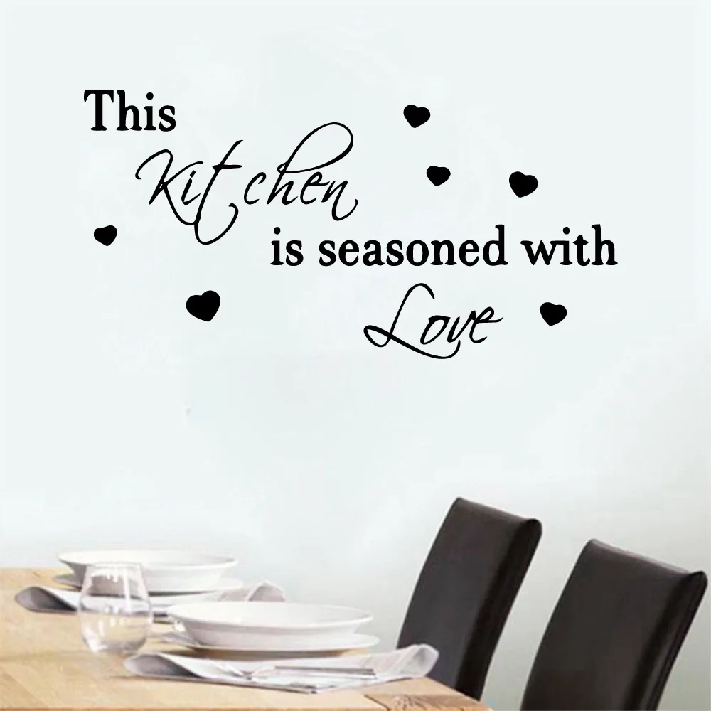 Creative kitchen Sticker Waterproof Vinyl Wallpaper Home Decor For Kids Rooms Decoration Diy Pvc Home Decoration Accessories