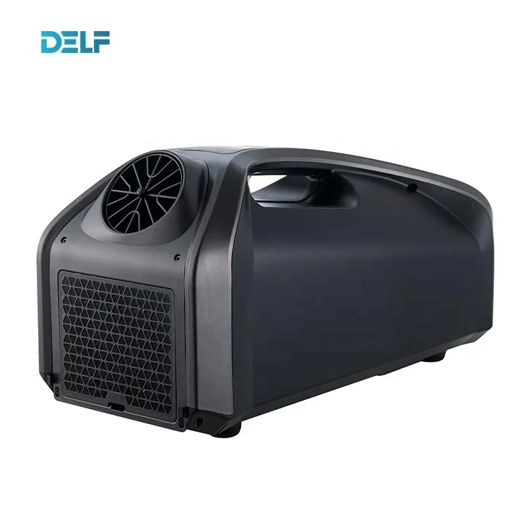 

Delf Breeze New Style DC 24V Inverter Compressor Portable AC 2550BTU Mobile Mini Portable Air Conditioner for Tent Camping