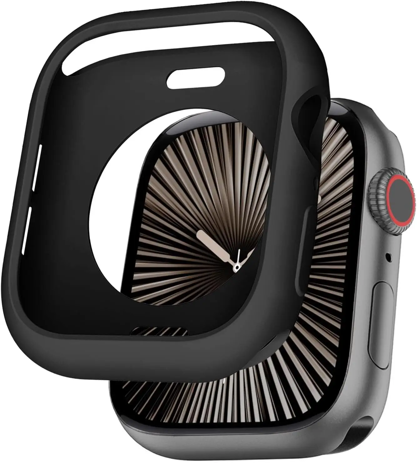 Soft Silicone Cover Case for Apple Watch Series 10 42mm 46mm / Ultra 2 49mm Protection Shell for iWatch S10 Bumper