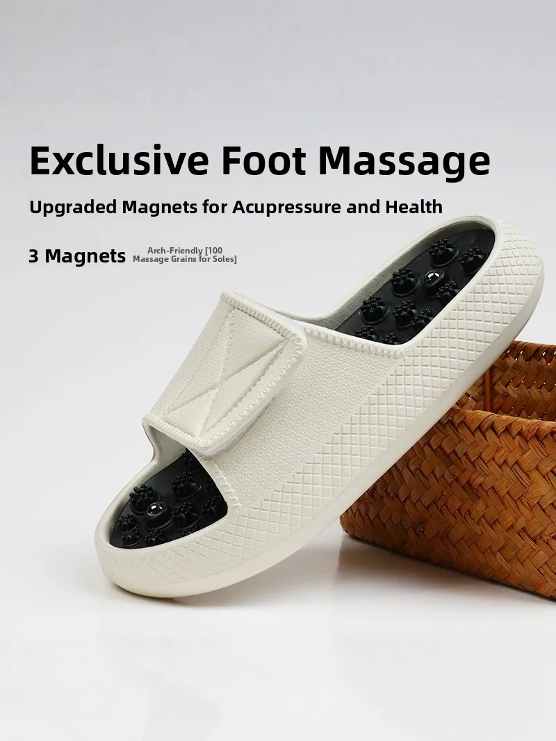 

Men's Foot Massage Slippers 2026 New Anti-Slip Deodorant Acupoint Pressure Board Foot Therapy Indoor Home Bathing Sandals