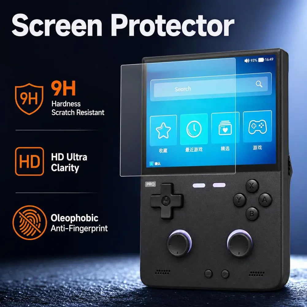 Tempered Glass Screen Protector For Trimui Brick Pro 9H Hardness HD Clear Anti-Scratch Film