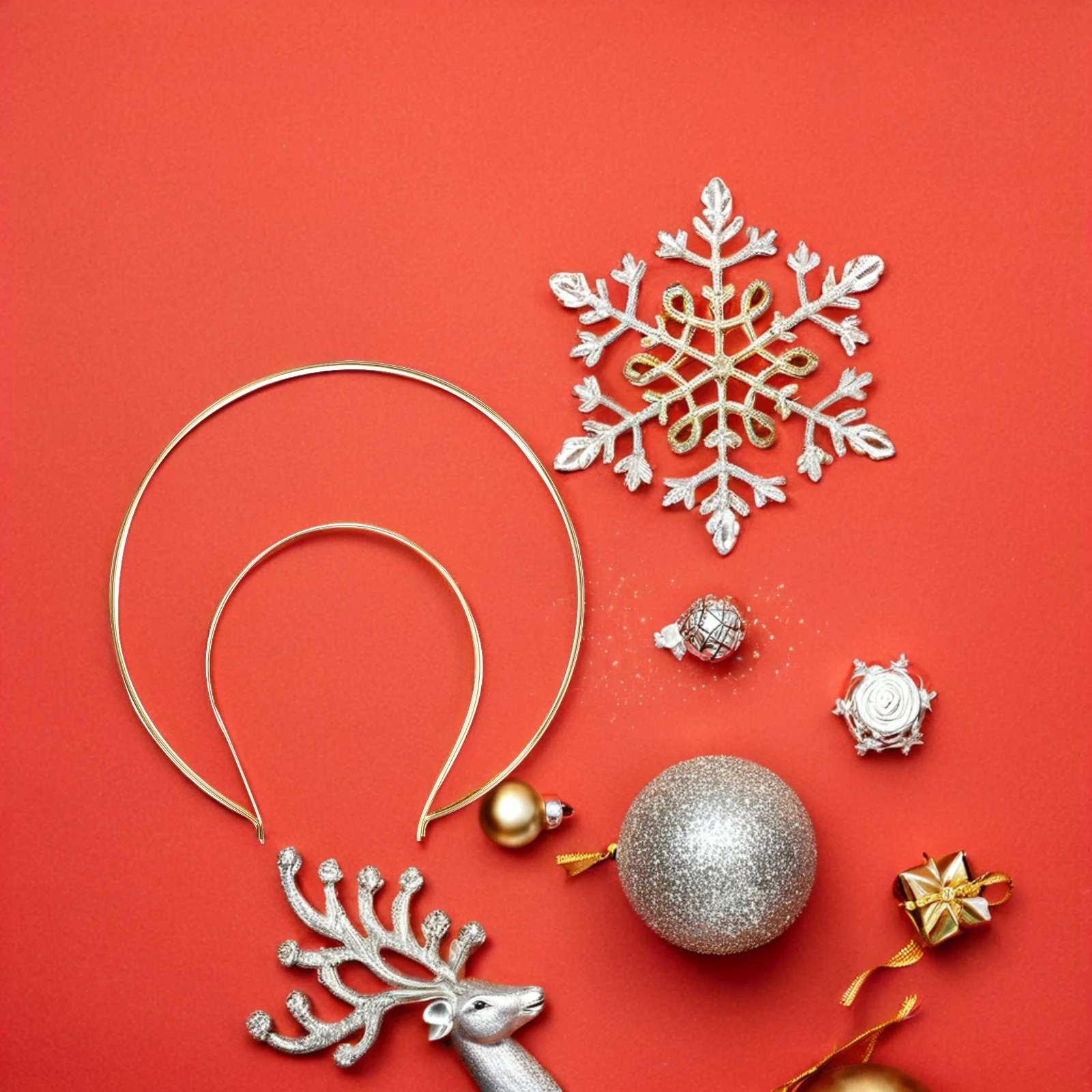 

1Pcs Golden Hairband Delicate Female Head Hoop Comfortable Party Hair Decor Suitable for Wedding Pageant Events