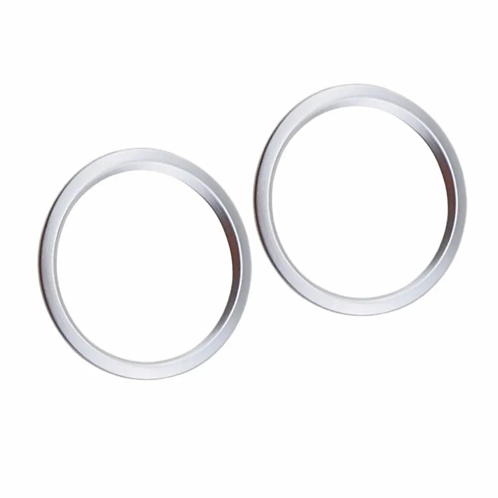 Car AC Vent Ring Trim for Honda Vezel HRV HR-V 2014 - 2020 LHD 2Pcs/set Front Air Conditioning Outlet Sticker Cover Accessories