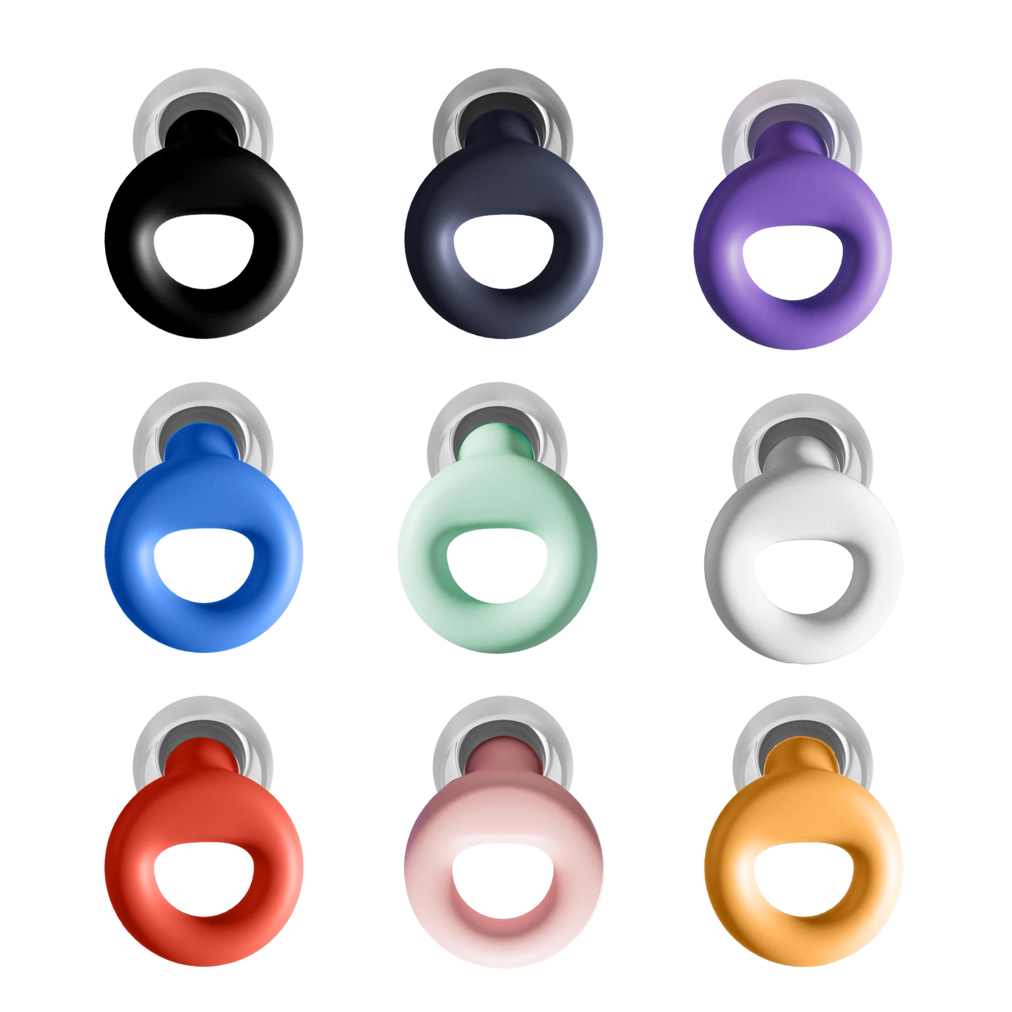 Tapones de silicona para los oídos, aislamiento acústico, impermeables, para natación, cancelación de ruido, insonorizados, portátiles para viajes y hogar