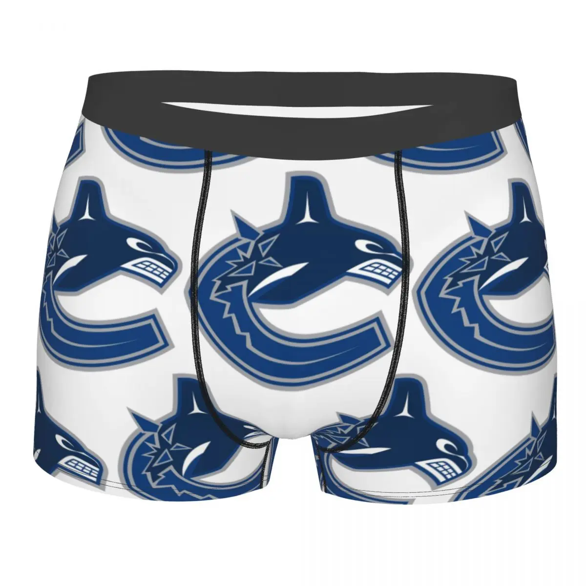 Boxer Underpants Shorts Eel Hockey Vancouver Canucks Merch Panties Men Breathable Underwear for Homme Man Boyfriend Gifts