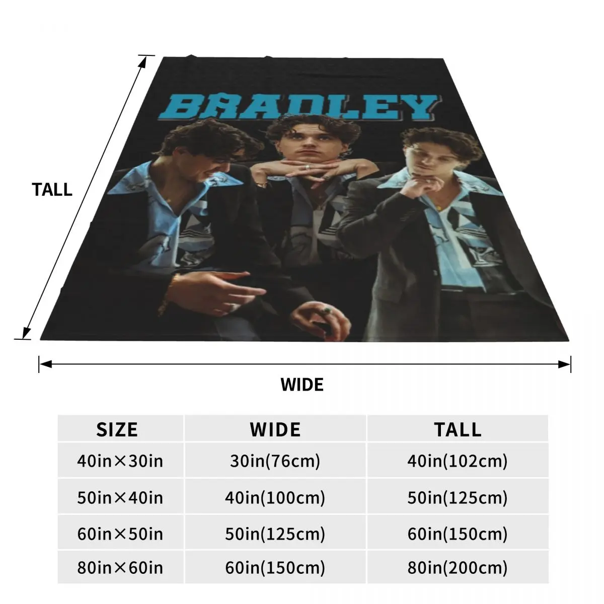 Brad Simpson The Vamps Blankets Fleece Lightweight Throw Blankets Sofa Throw Blanket For Couch Bedding Travel Throws Bedspread