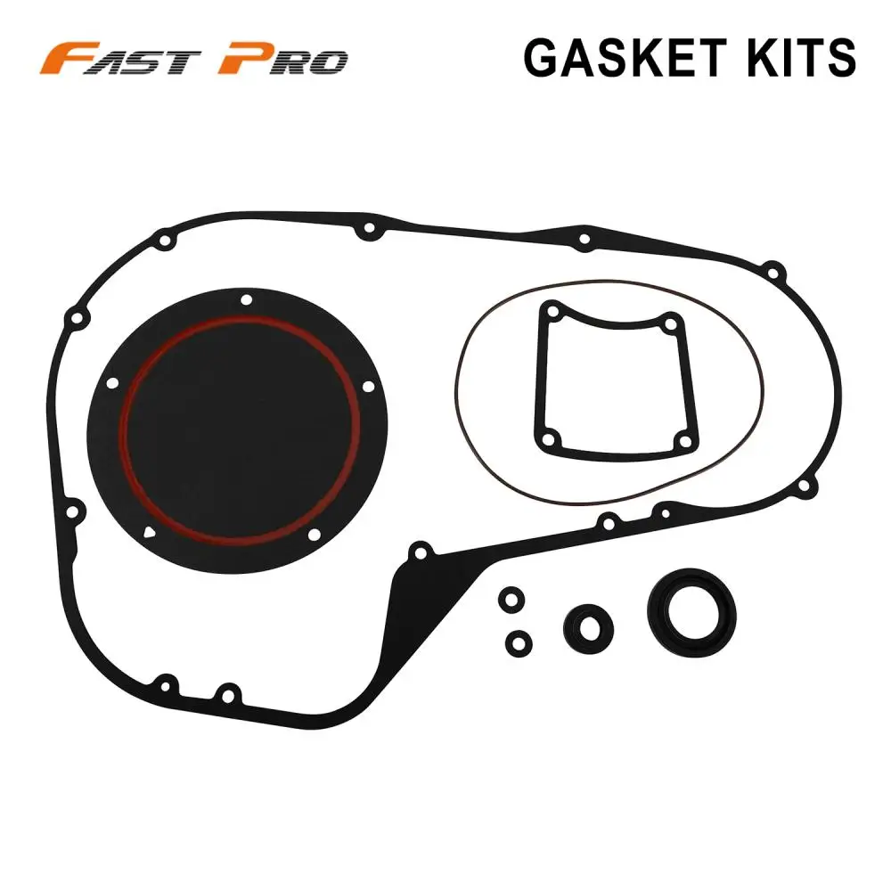 Primary Clutch Gasket kit Motorcycle Accessories For Harley Twin Cam Bagger Models 99-06 Motobike Graphite Stainless Steel Moto