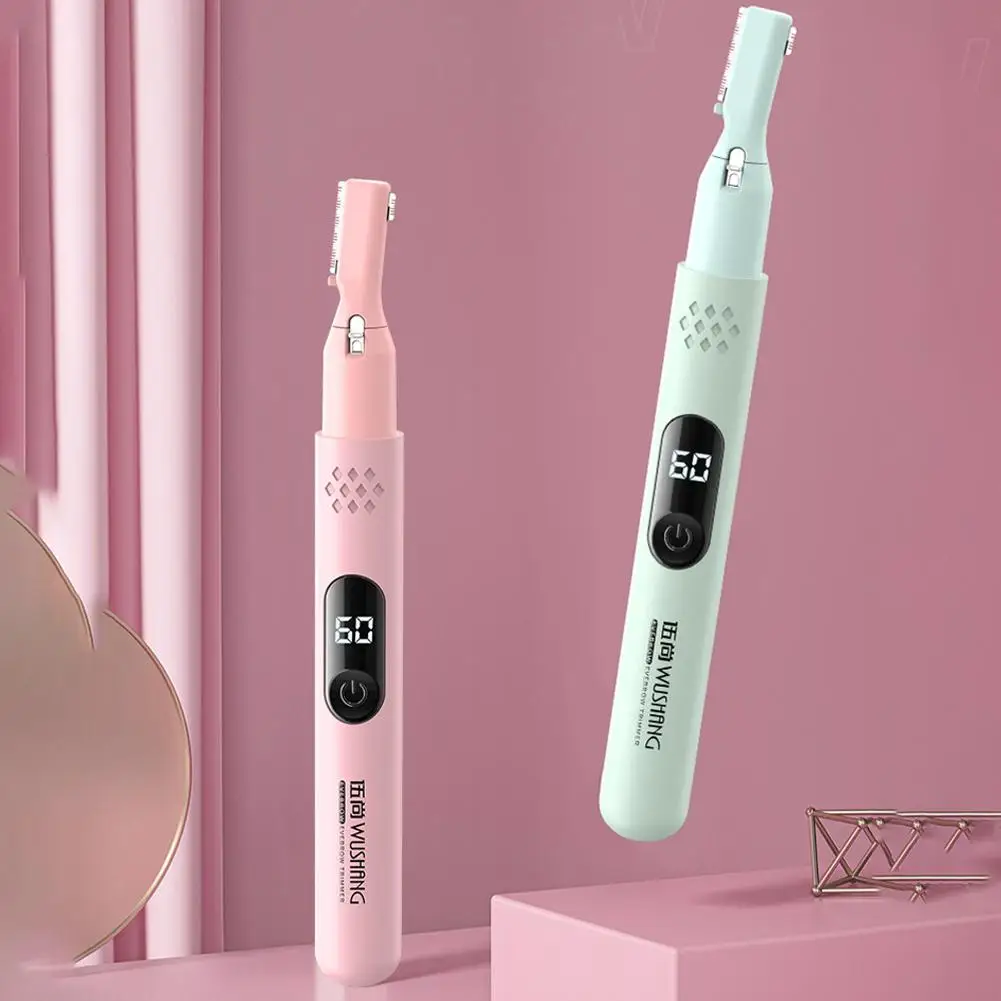 Usb recarregável multifuncional elétrico sobrancelha trimmer corpo sobrancelha cabelo portátil aparar removedor barbeador masculino lavável w c2j0