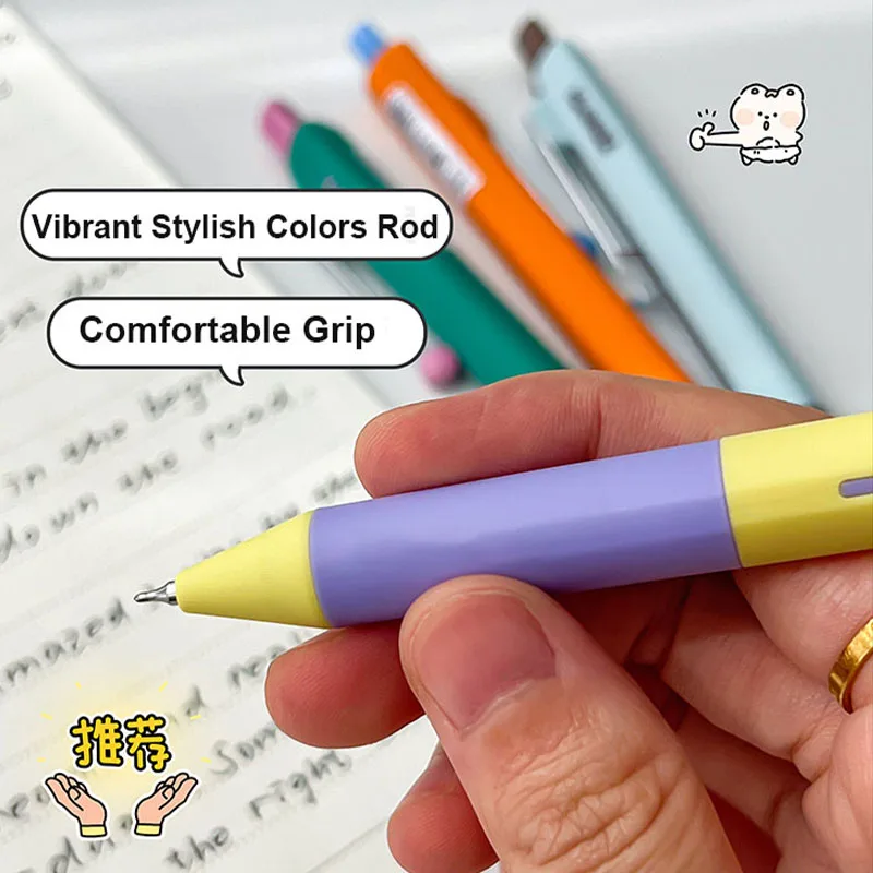 ZENNYTH スタートラベラー ゲルペン 2本セット クラシック幾何学バレル スムーズな書き心地 ブラックペン クリエイティブブックマーク エレガントなギフト用品