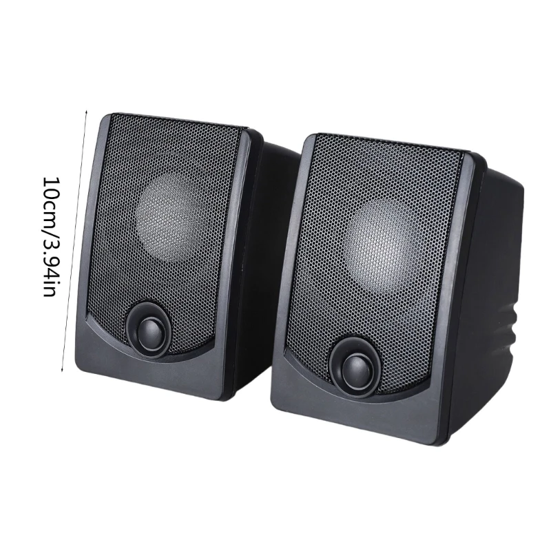 Altavoz práctico para PC escritorio, 2 uds., 3W, para salida sonido
