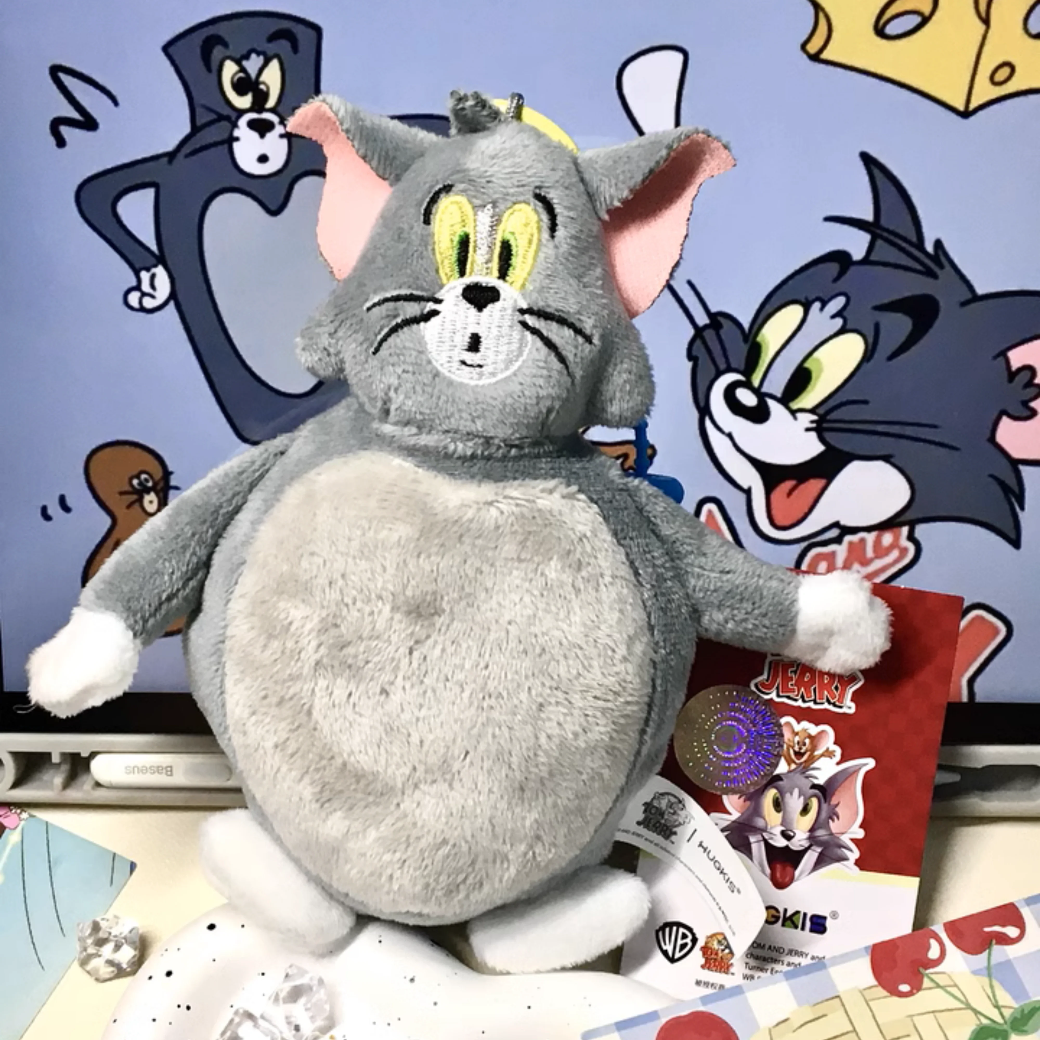 Hugkis Tom และ Jerry รอบและแบนน่ารักและตลกจี้, อะนิเมะตัวละครตุ๊กตาพวงกุญแจของขวัญตุ๊กตาสาวจี้