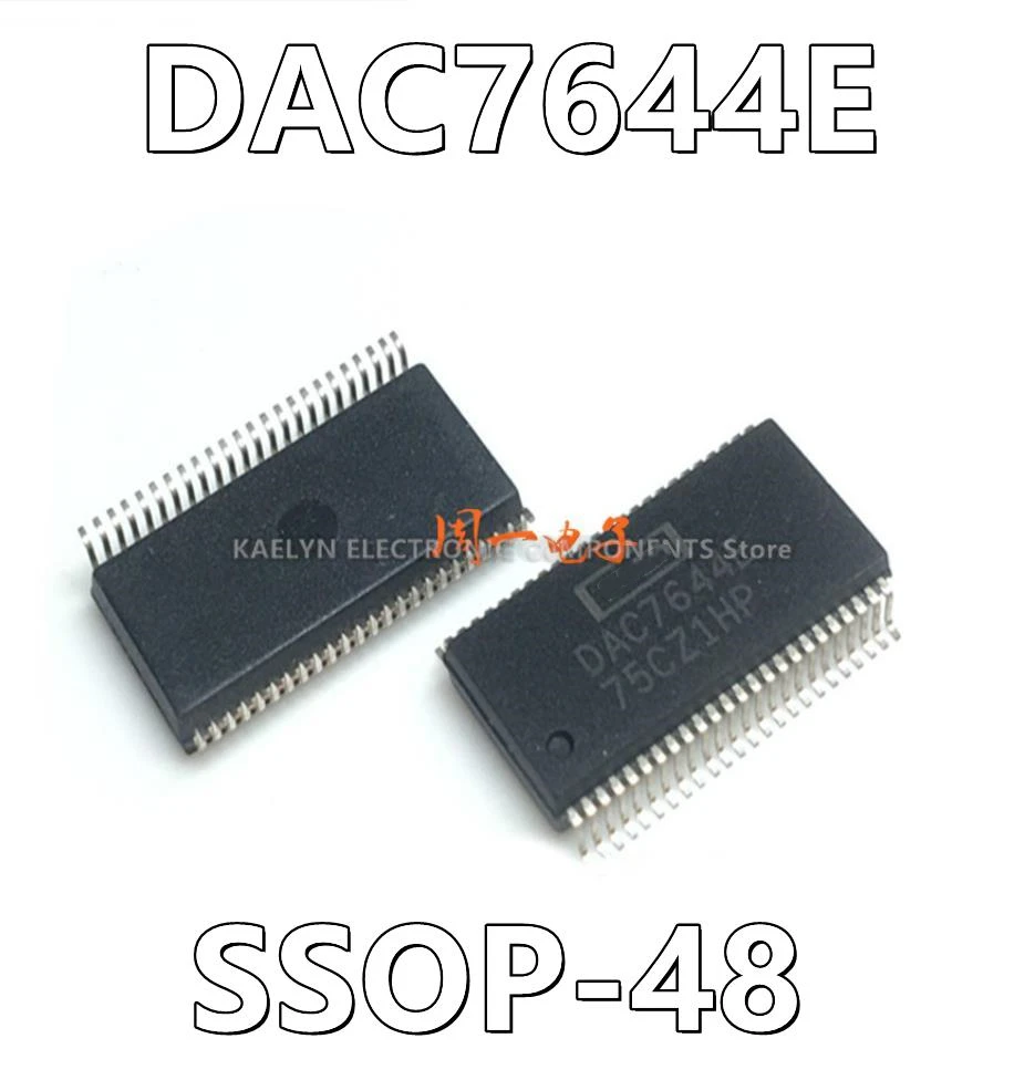 5pcs/lot DAC7644E 16 Bit Digital to Analog Converter 4 48-SSOP