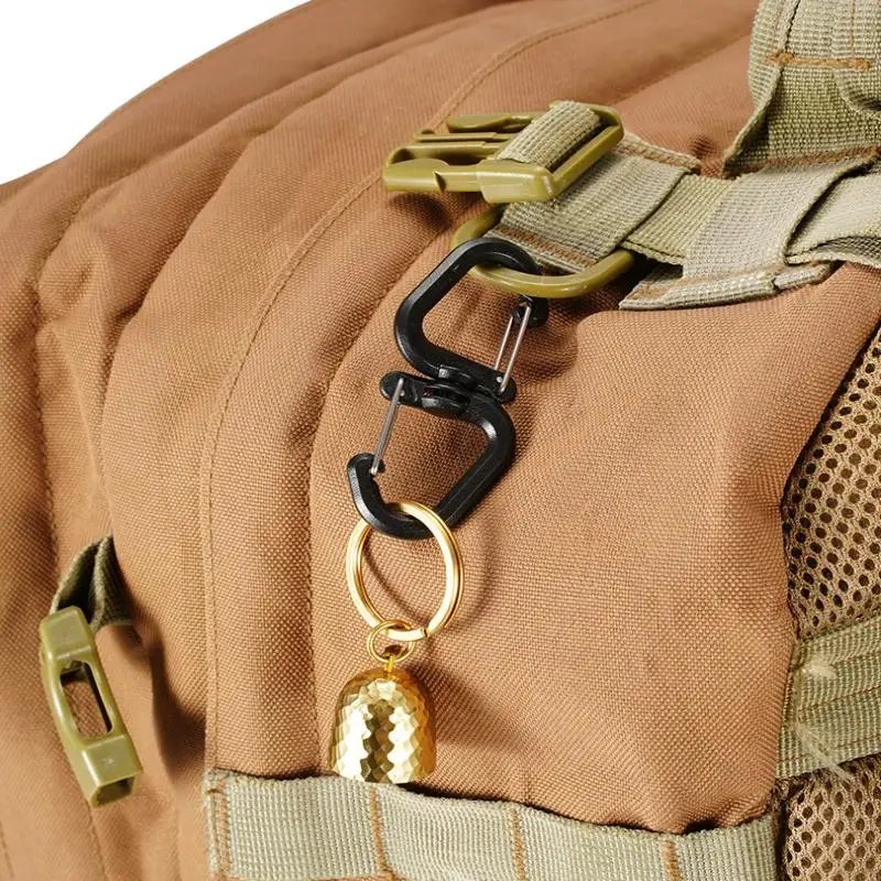 1/5PCS Outdoor 360-degree Rotating Hook, Camping Double-head Backpack Hook, Portable S-hook, Multi-functional Mini Climbing Hook