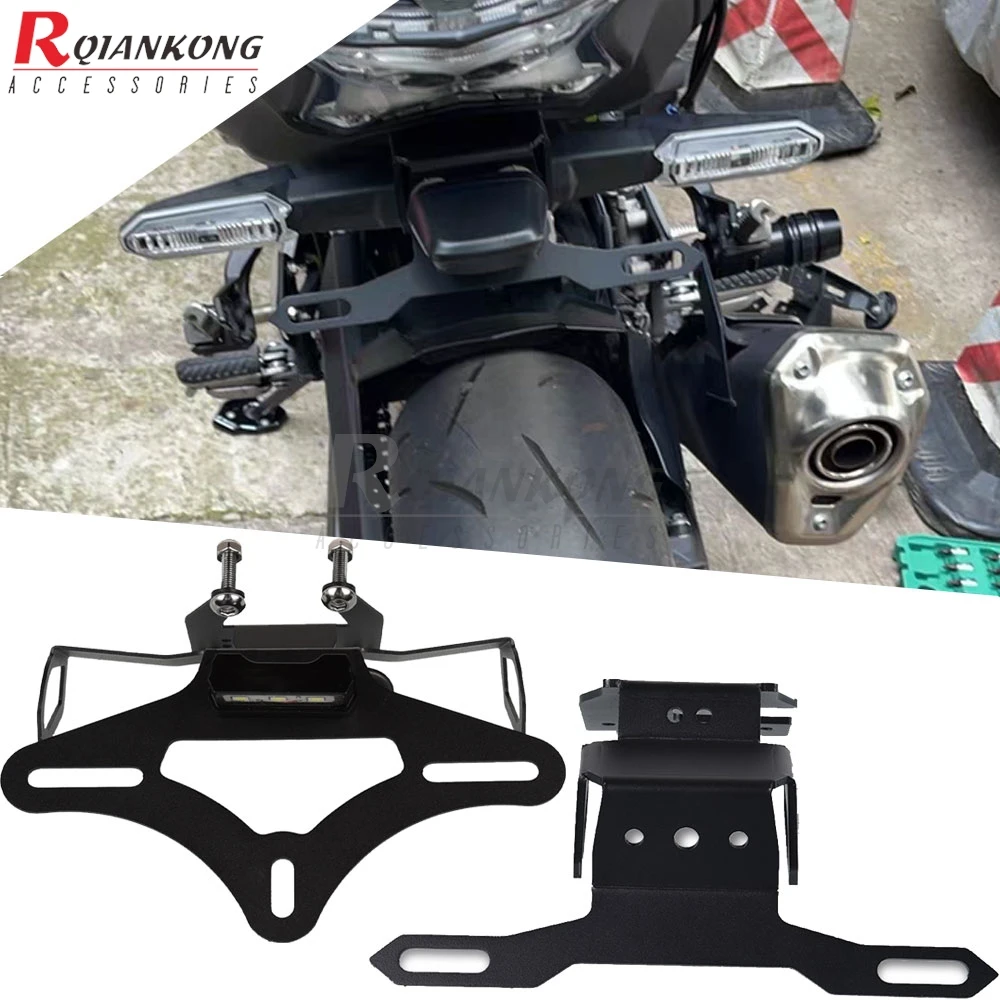 

Motorcycle License Plate Holder FOR KAWASAKI Z900 Z 900 2017 2018 2019 2020 2021 2022 2023 Tail Tidy LED Light Fender Eliminator