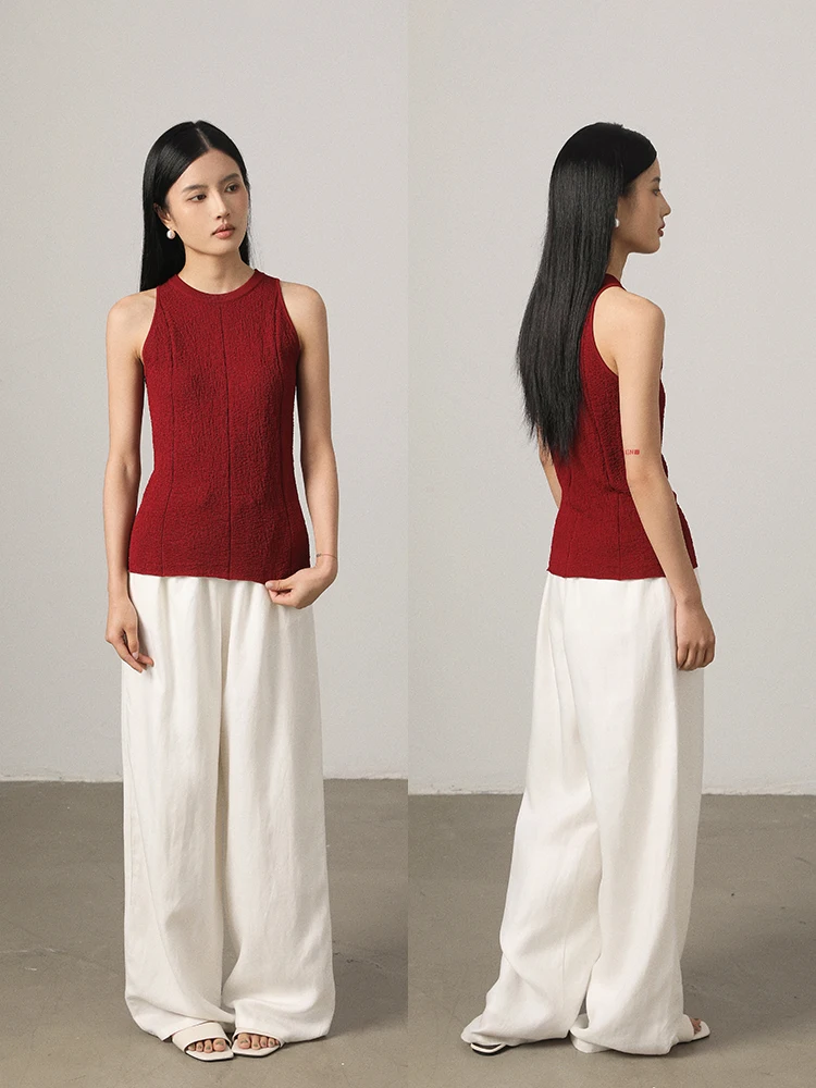 

Женский вязаный жилет Vimore с текстурой, двухцветный, повседневный, эстетичный, прямого кроя, для работы, стандартный крой, однотонная верхняя одежда