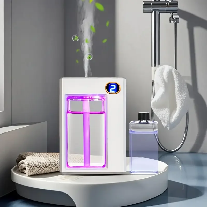 USBCharging 6Modes Automatic Aroma Diffuser with Night Light, Wall Mounted Air Freshener Aroma Diffuser, Multiple Scent Options