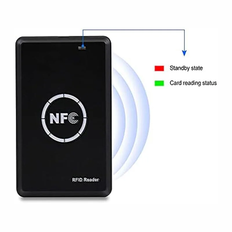 Fashion Smart Access Control Card Copier, RFID Reader Writer, 125KHz Card Duplicator, 13.56MHz Encrypted Card Decoder, NFC Tag