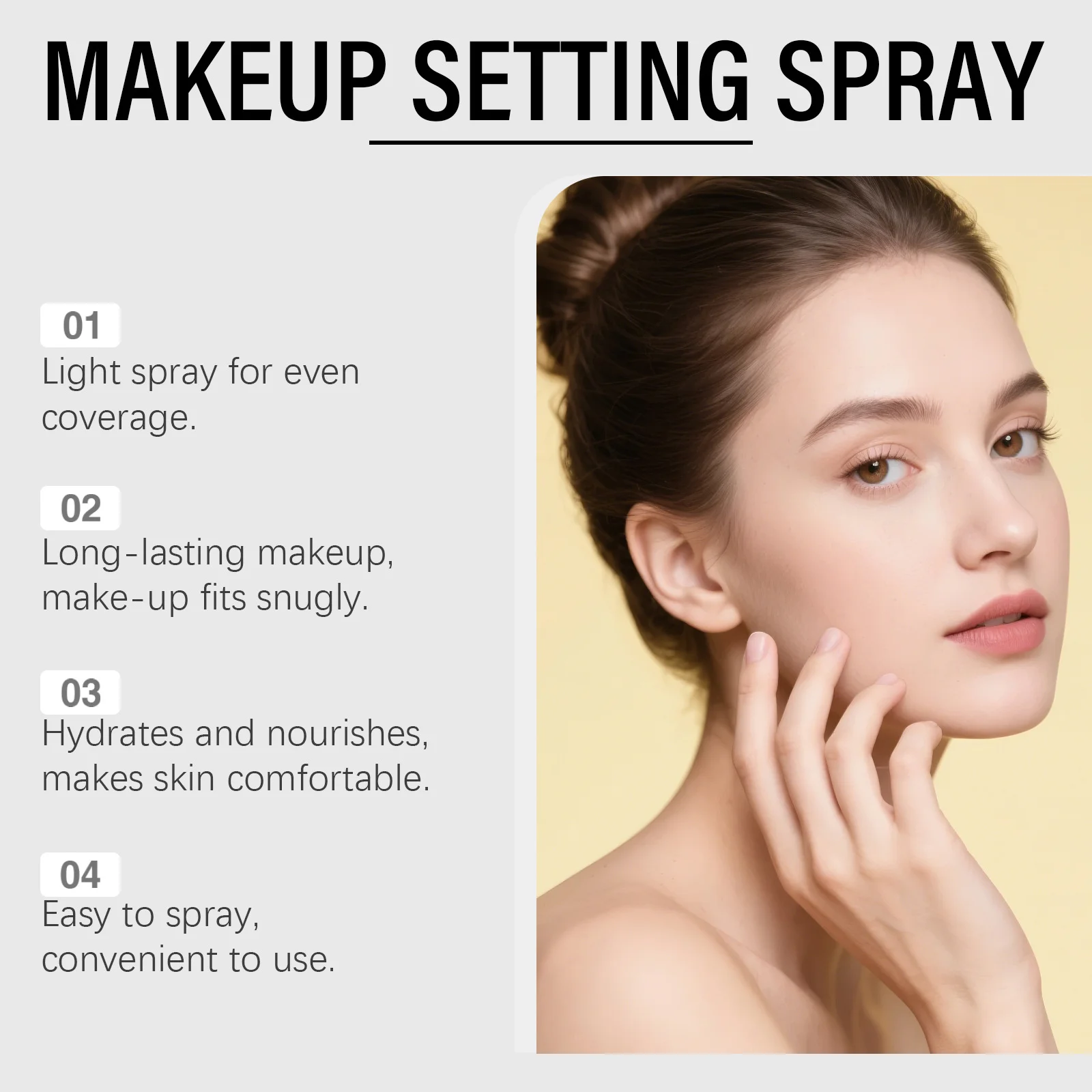 Spray Fixateur de Maquillage M - Beauty Makeup Fixer Natural avis et prix