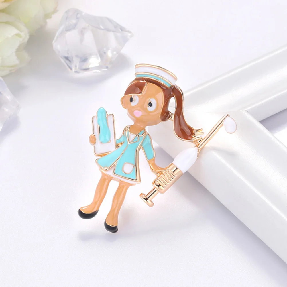 

Alloy Brooches Cute Cartoon Character Decor Badges Lightweight Durable Accessories For Bags Clothes Caps Adults Pink