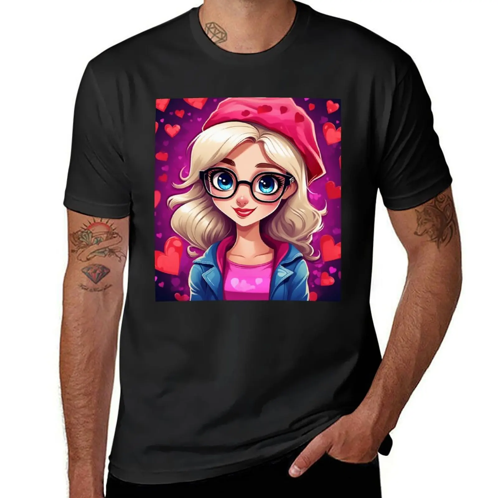 

Girl in Love 6 T-Shirt for a boy oversizeds fitted t shirts for men