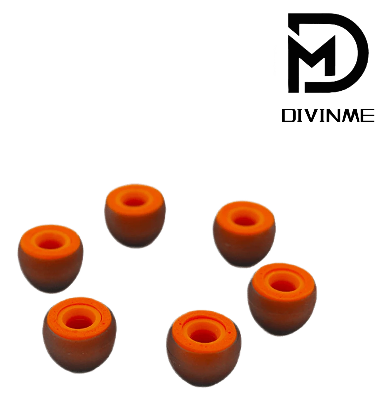 DIVINUS Velvet DIVINME Fluwelen siliconen oordopjes voor mondstukgrootte 3-5 mm, zachte diepe oordopjes voor IEMs AFUL Performer 5/8