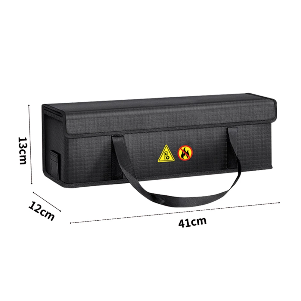 Saco de bateria impermeável com Invisible Side Charging Port, à prova de fogo, Lipo Safe, Bolsa de proteção para armazenamento