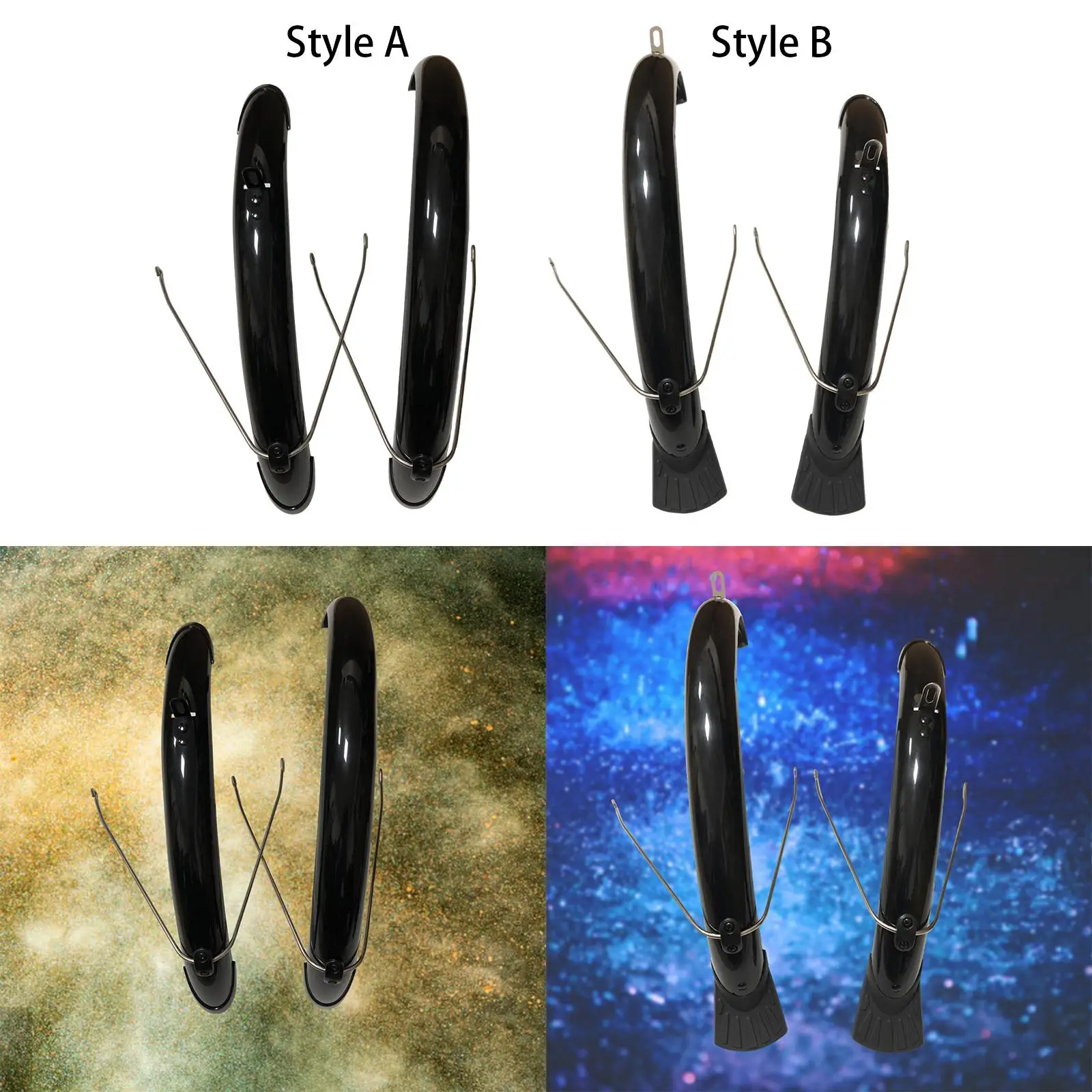 

Bike Front Rear Fenders Durable PP Mudguards Set for 20 Inch Folding Bicycles Road Bike Accessories