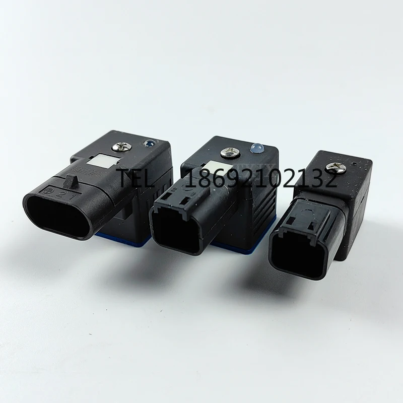 Zoomlion Sany Xugong Pump Truck Crane Sanitation Truck Solenoid Valve Integrated with Wire Moore Waterproof 24DC Coil Plug