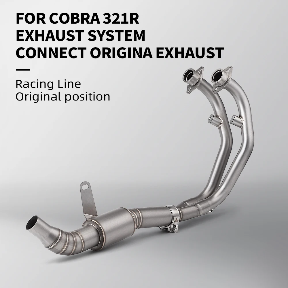 

Kawasaki COBRA321R stainless steel drum front integrated exhaust Silp On original muffler