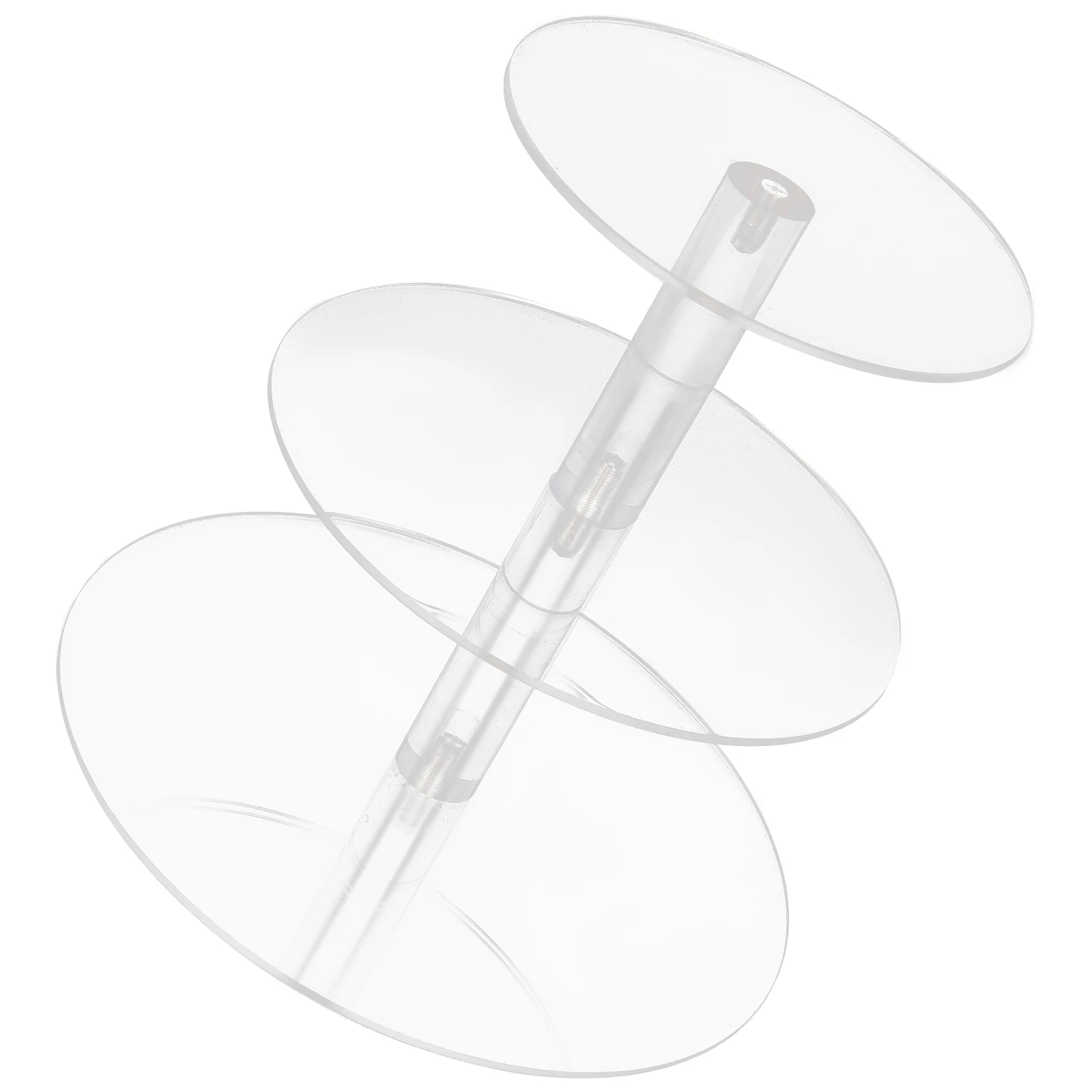 

3 Layer Stand Display Dessert Fruit Tray Acrylic Snack Cookie Rack Tower Tower Shape Cake Rack Shape Platter Holder