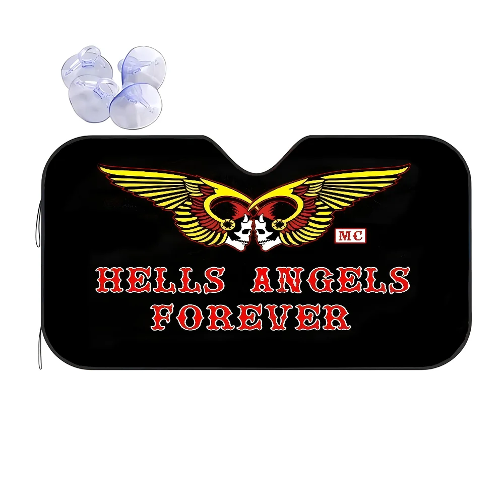 H-Hells A-Angels Osłona przeciwsłoneczna Osłona przeciwsłoneczna Blokada automatyczna Osłona ochronna Osłona okna Uniwersalna