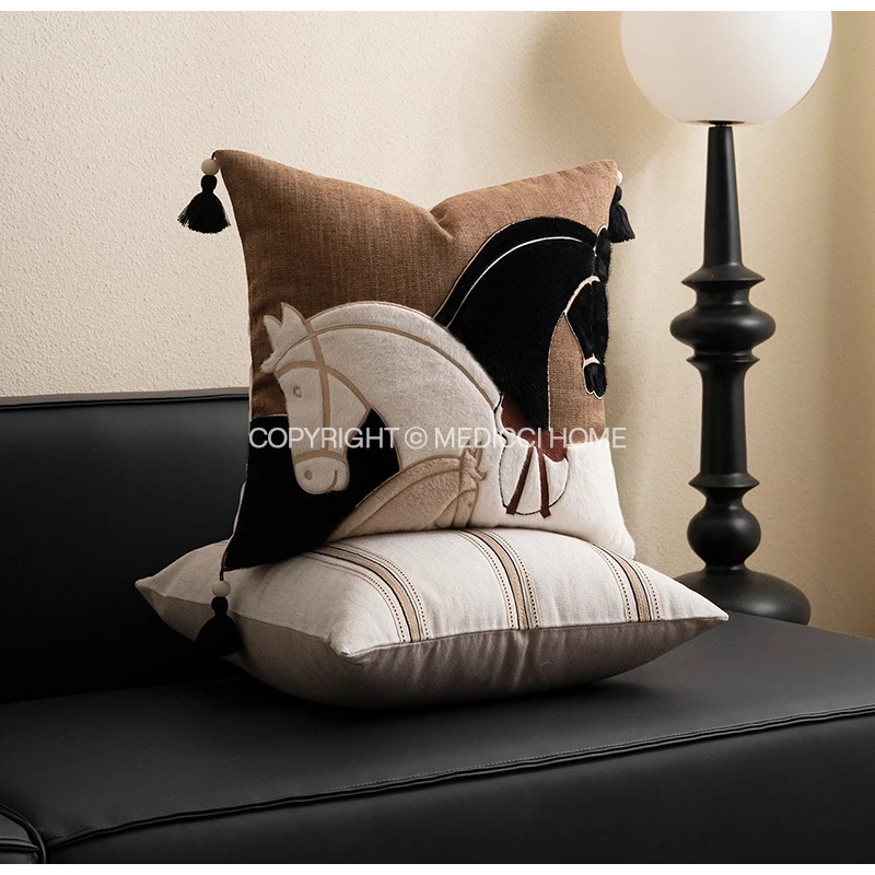 Sarung Bantal Bordir Aplikasi - Pillow Cover 20X20 ulasan dan harga