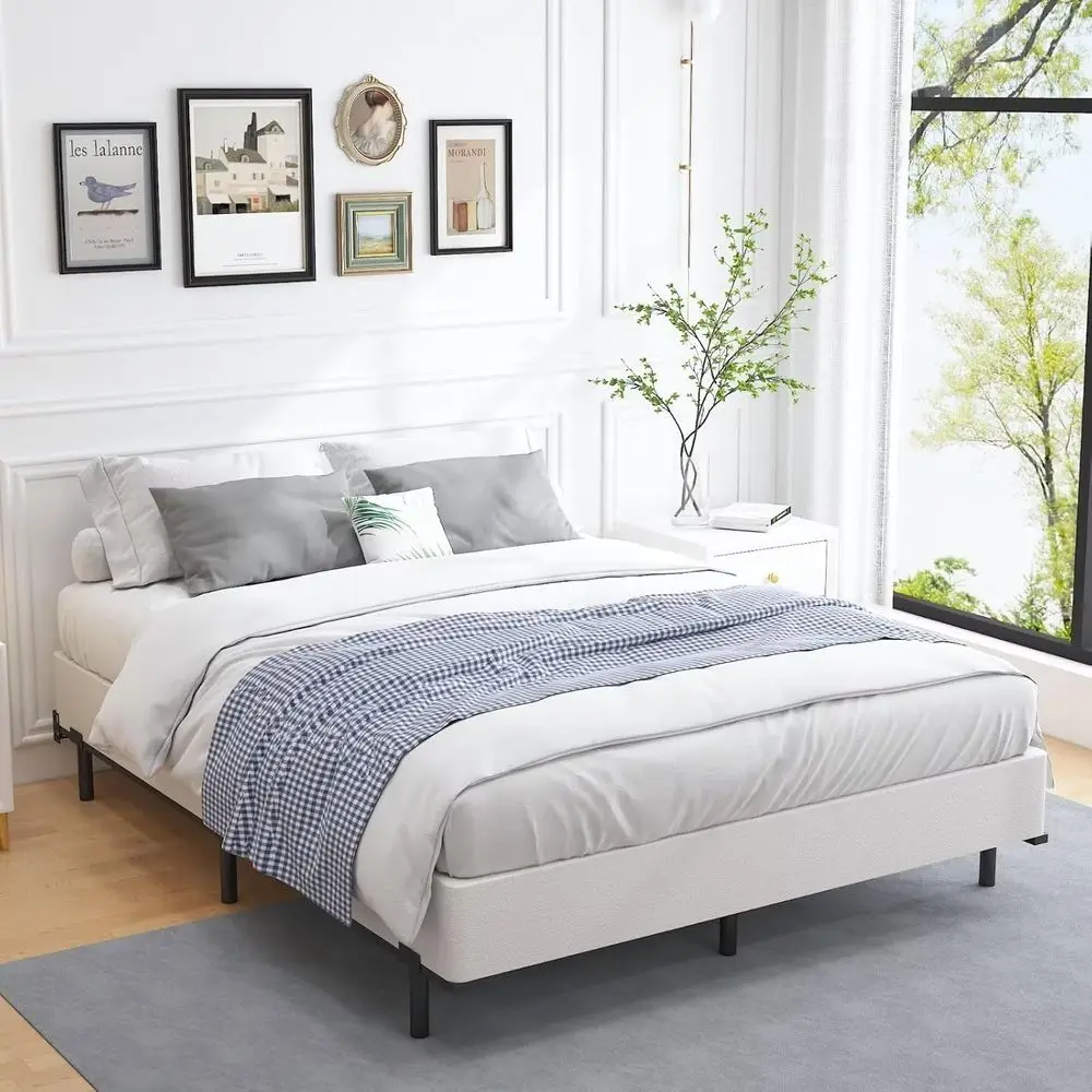 ALDRICH 7 Inch Heavy Duty Metal Box Spring Mattroundation 3000lbs Max Weight acity/Non-Slip/No Noise/Easy Assembly/Easy Clean Co