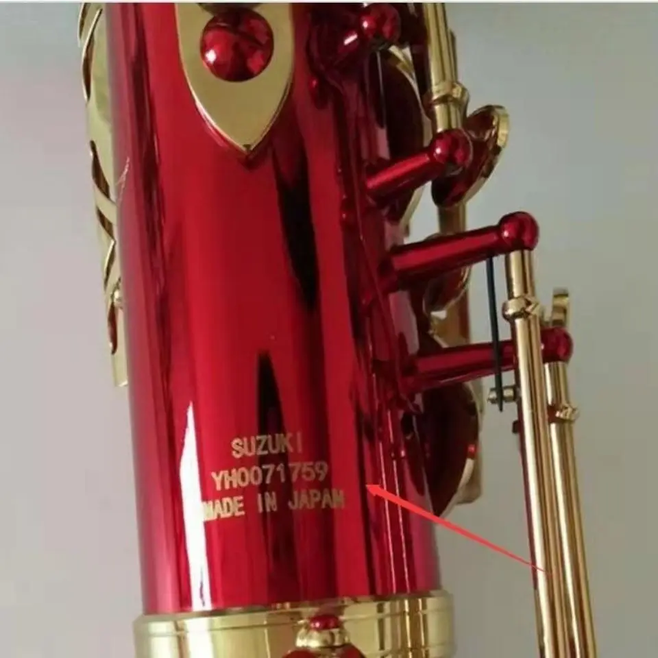 Western musical instrument Suzuki tenor saxophone Chinese red tenor manufacturer direct sales custom promotion