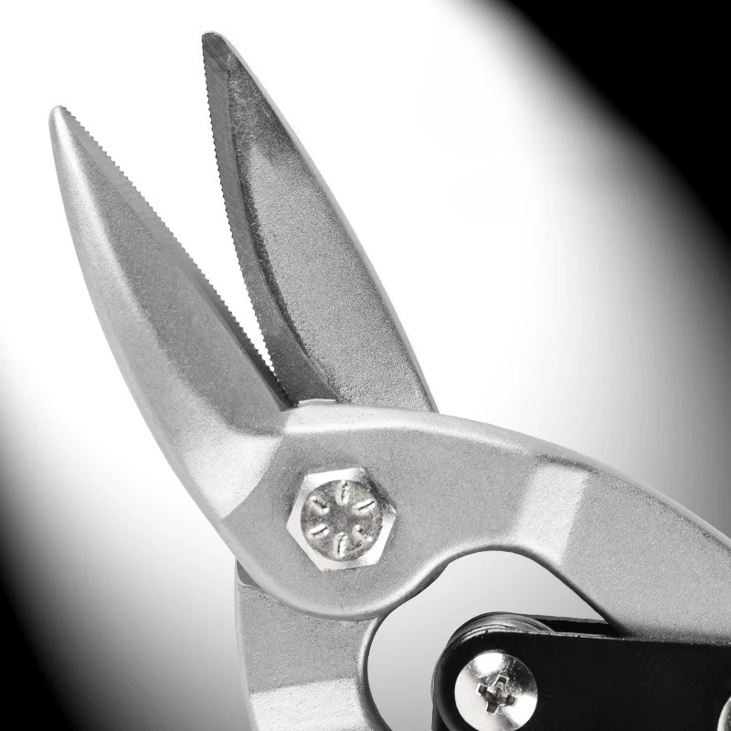 1 PCS Aviation Scissor Tin Snips Metal Sheet Cutting Snip Cutter Multi-directional Scissors Professional Industrial Hand Tool
